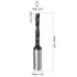 uxcell Brad Point Drill Bits for Wood 5mm x 70mm Forward Turning HSS for Woodworking Carpentry Drilling Tool...
