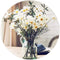 10pcs Artificial Daisy Flowers Flower Arrangements for Home Hotel Office Wedding Party Garden Craft Art Decor Each Approx 21" High No Vase White...