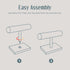 ProCase Bracelet Holder Display Bracelet Organizer, Wooden Bracelet Stand for Selling, T-bar Bangle Storage Rack Wood Watch Display Tower for Busi...