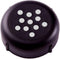Revolutionary New 6-8 OZ Plastic Cheese Shaker Lids 1 Dozen. Rust Proof! (Black)...