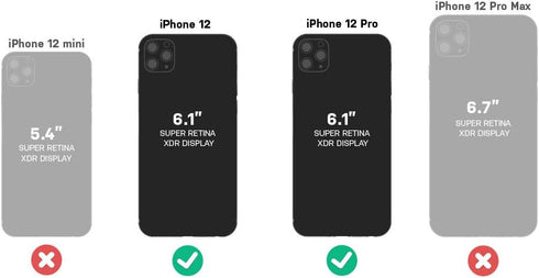 LifeProof NEXT SERIES Case for iPhone 12 & iPhone 12 Pro - CLEAR LAKE (CLEAR/CORSAIR)......