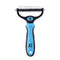 Pet hair remover comb, grooming brush, detangler, hair brush, double-sided blades. Friendly Dog Brush for Shedding & Effective Hair. Shedding Comb...