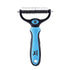 Pet hair remover comb, grooming brush, detangler, hair brush, double-sided blades. Friendly Dog Brush for Shedding & Effective Hair. Shedding Comb...