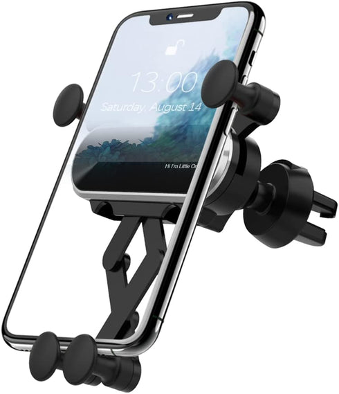 Phone Holder Mount for Car, Adjustable Durable Gravity Phone Holder for Air Vent with Clip, Compatible with 4-7" Mobile Phones, Devices, Fit for M...