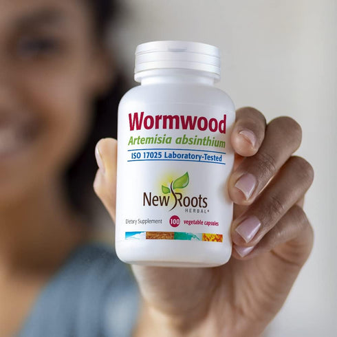 NEW ROOTS HERBAL Wormwood (100 Veg Caps) - Appetite, Digestion and Intestinal Balance Support - Non-GMO & Gluten Free...