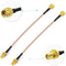 BINGFU SMA Female Bulkhead Mount to SMA Male RG316 Antenna Extension Cable 6 inch 15cm 2-Pack Compatible with 4G LTE Router Gateway Cellular SDR U...