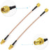 BINGFU SMA Female Bulkhead Mount to SMA Male RG316 Antenna Extension Cable 6 inch 15cm 2-Pack Compatible with 4G LTE Router Gateway Cellular SDR U...