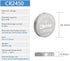 EEMB CR2450 Battery 20 PACK CR2450 3V Lithium Battery 2450 650mAh Button Coin Cell Batteries DL2450,ECR2450,BR2450 for Watch Tea Lights Alarm Syst...