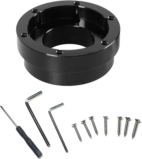 Lumclaw For Logitech G29 G920 G923 13 Inch Steering Wheel Adapter Plate 70mm Pcd Racing Car Game Modification (Black)...