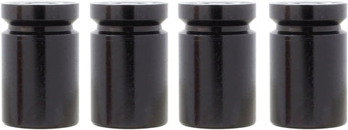 TOMALL Tire Valve Stem Caps Black Bullet Shell for Motorcycles Vans ATV...