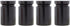TOMALL Tire Valve Stem Caps Black Bullet Shell for Motorcycles Vans ATV...