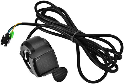 TOPINCN Thumb Throttle Speed Control LCD Battery Voltage Display Accessory Electric Scooter Electric 12V - 99V...