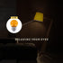 G40 Small dim Amber LED Edison 2000K 2 watt-15 watt Equivalent, E26 Base Low watt Soft Warm Light Bulbs for Healthy Sleep and Baby Nursery Light 4...