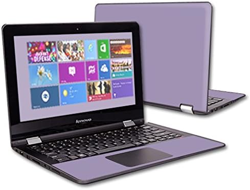 MightySkins Skin Compatible with Lenovo Flex 3 11" wrap Cover Sticker Skins Solid Lavender...