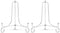Artliving (2 pack 6" Iron Plate Stand, Silver Iron Easel Plate Display Photo Holder Stand, Displays Picture Frames, Cookbooks, Decorative Plates, ...
