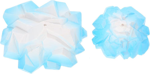 Ipetboom Aquarium Snow Mountain Decoration - 2PCS Iceberg Model Fish Tank Decoration - Iceberg Glacier Landscape Decoration Turtle Tank Accessorie...