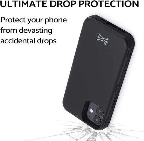 TORU CX PRO for iPhone 12 Mini Case Wallet | Protective Shockproof Heavy Duty Cover with Hidden Card Holder & Card Slot | Mirror & Wrist Strap Inc...