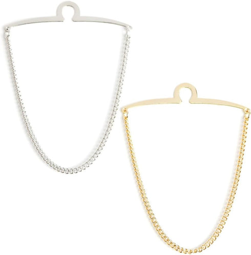 2 Pc Men's Tie Chain Gift Boxed...