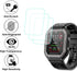 Tempered Glass Screen Protector Compatible with Hemisol, ZYCZWL KR06 1.8 inches Rugged Smart Watch, 3pcs, 9H...