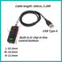 3.5 mm to USB Adapter Headset Headphone Cable 3.28 ft, Mic-Supported Mic Mute & Speaker Volume Up Down in-line for PC Laptop Desktop Computer...