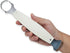 8¾" Long 2 Blades White Plastic Handle Coconut Grater - Vintage Traditional Thai Style Kitchen Tool Easy to Use Portable Stainless Steel Shredder ...