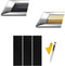 Compatible with Bowtie Logo Wrap Stickers Cut-Your-Own Emblem Overlay DIY Decals for Chevy 3PCS Matte Black...