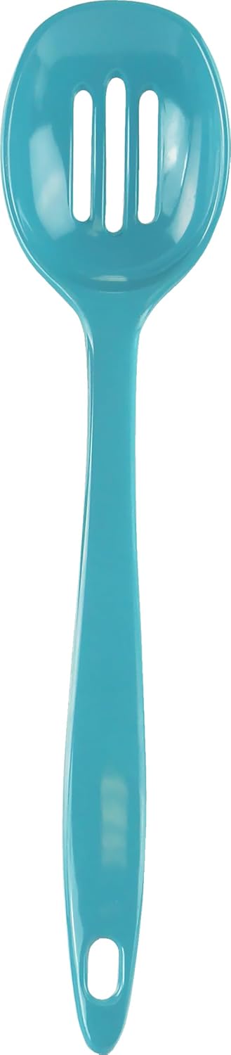 Durable Melamine Cooking Slotted Spoon,Turquoise...