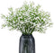 Olrla White Babys Breath Artificial Flowers Bulk, 10 Pcs Long Stem Fake Gypsophila for Wedding Bouquets Floral Arrangement Home Office Table Decor...