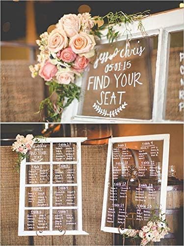 Glass Pen Window Marker: Jumbo Liquid Chalk Window Markers for Glass Washable, Car Marker or Mirror Paint Pen - Car Windows, Storefront Windows & ...