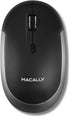 Macally Wireless Bluetooth Mouse for Mac, MacBook Pro/Air, iPad, and PC - Quiet Click and Comfortable Wireless Mouse - Compatible Wireless Apple M...