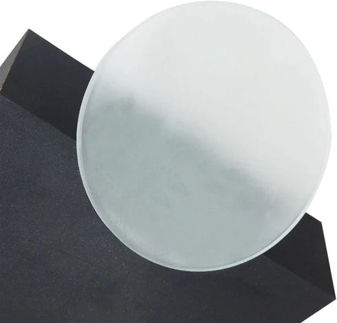 1pc 3-3/4" PP-95 Diameter 95mm Microscope Specimen Stage Translucent Frosted Glass Working Stage Round Specimen Plate for Stereo Microscope...