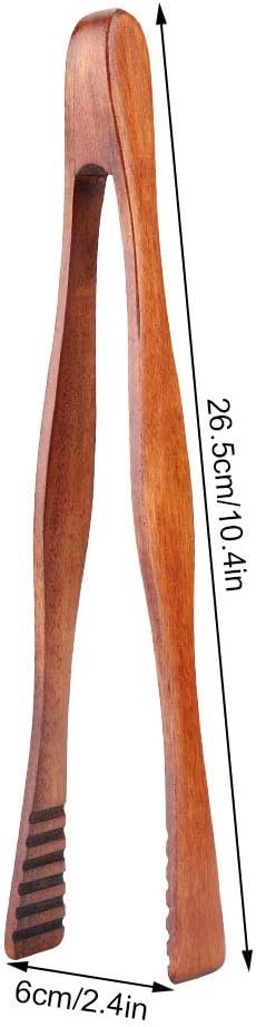 Wooden Tong, Vintage Wood Toaster Tongs BBQ Meat Clip Buffet Food Tongs Bread Steak Kitchen Clamp Serving Tool Kitchen Utensil For Cooking & Holdi...