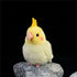 Nohito Realistic Yellow Cockatiel Parrot Bird Plush Toy Stuffed Animal Simulation Fake Bird Cockatoo Stuffed Animals Cute Little Bird Plushie Doll...