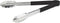 Winco 12" Stainless Steel Serving Tongs with Plastic Handle, Black...