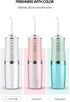 Water Dental Flosser, 22 Professional IPX7 Waterproof USB Rechargeable Cordless Water Flosser Dental Oral Irrigator with 4 Jet Tips (Pink)...
