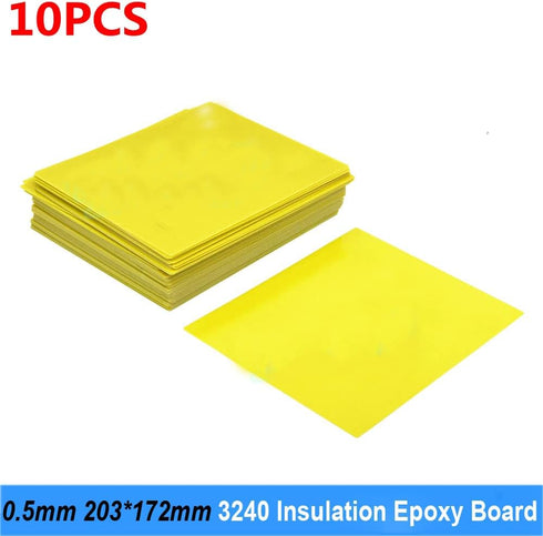 XBERSTAR 10pcs 3240 Epoxy Board FR-4 for DIY Battery Pack 20.3cm*17.2cm*0.05cm(10pcs Epoxy Board)...