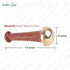 HealthAndYoga™ BronzLift Kansa Face Massager and Kumkumadi Face Oil Trial Vial - Kansa Wand Ayurveda Benefits of Bronze - Skin Lustre (Single Dome...