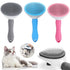 1208S Pet Grooming Brush Shedding and Dematting Comb for Small and Large Dogs, Cats-Grey...