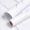 Livelynine Marble Contact Paper Peel and Stick Countertops Waterproof Marble Wallpaper Peel and Stick Kitchen Counter Top Cover White Cabinet Wall...