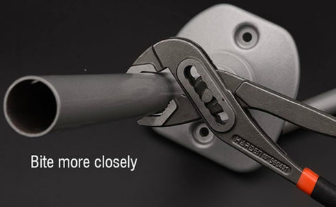 Edward Tools Pro Water Pump Pliers 10” - Heavy Duty Groove Joint Pliers with Quick Adjust - Cobra Bite Non Slip Teeth - Ergo Grip Handle...