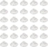 20mm 30 Pieces Mini Suction Cups Clear Without Hooks Without Holes, PVC Plastic Sucker Pads for Festival Decoration Wall Glass Home Car...