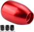 Gear Shift Knob?5 Speed Manual Car Gear Shift Knob Shifter Lever Stick with 3 Adapters (8mm/10mm/12mm)(Red)...