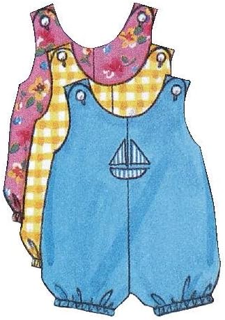 BUTTERICK PATTERNS B5625 Infants' Romper, Jumper, Panties and Hat, Size LRG (L-XL)...