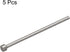 uxcell Straight Ejector Pins, 4mm (5/32") Dia. 65Mn Steel Round Tip Punch 100mm (4") Long for Mechanical Maintenance 5Pcs...