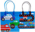 Tiny Mills Cars Fire Trucks Transportation Party Favor Bags Treat Bags with Handles, Birthday Party Goodie Bags Candy Bags for Toddler Birthday Pa...