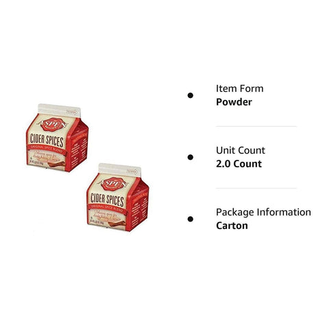Aspen Mulling Cider Spices - 2 Pack of 5.65 oz Cartons...