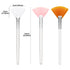 15 Pieces Fan Brushes Soft Facial Applicator Brushes Acid Applicator Brush Cosmetic Makeup Skincare Tools for Mud Cream...