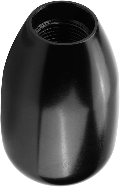 Gear Shift Knob, 6 Speed Universal Car Modification Manual Knob Gear Shift Head Shifter with 3 Plastic Adapters(Black)...