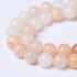 46PCS 8mm Natural Pink Aventurine Gemstone Beads Round Loose Spacer Stone Beads for Jewelry Making DIY Bracelet Necklace Materials 15"...
