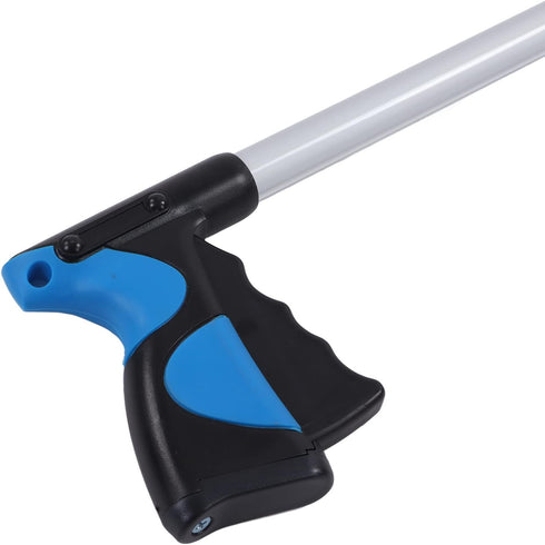 Trash Grabber Aluminum Alloy ABS Material Folding Design Grabber Pickup Tool Lightweight Portable Blue Black Labor Saving Picker Reaching Aids...